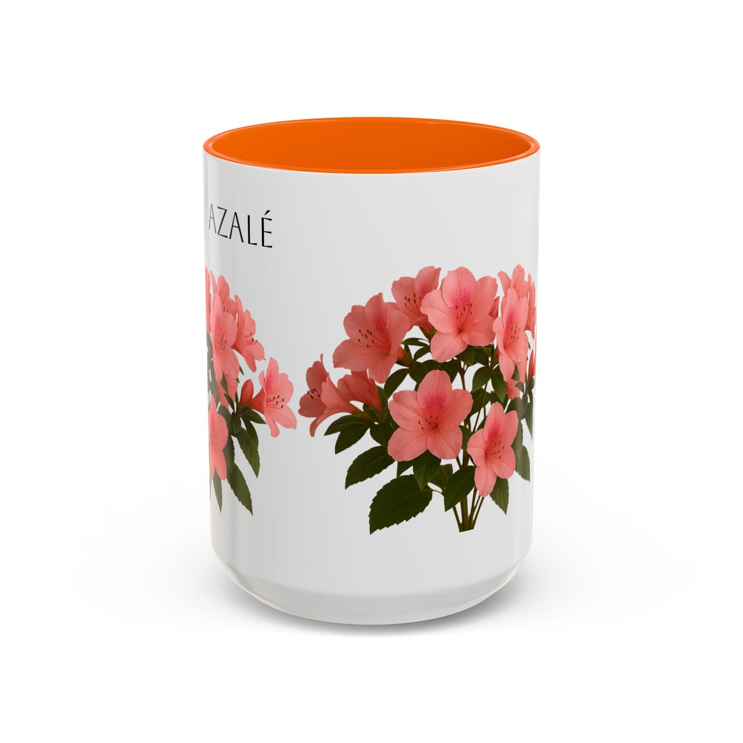 Azalea Floral Coffee Mug, Elegant Tea Cup, Gift for Garden Lovers, Mother's Day, Flower Enthusiasts, Home Decor