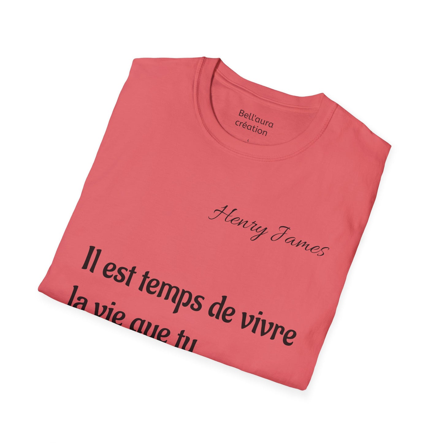 Inspirational Quote Unisex Softstyle T-Shirt | Motivational Tee | Gift for Book Lovers, Literature Enthusiasts, Graduation, Birthday