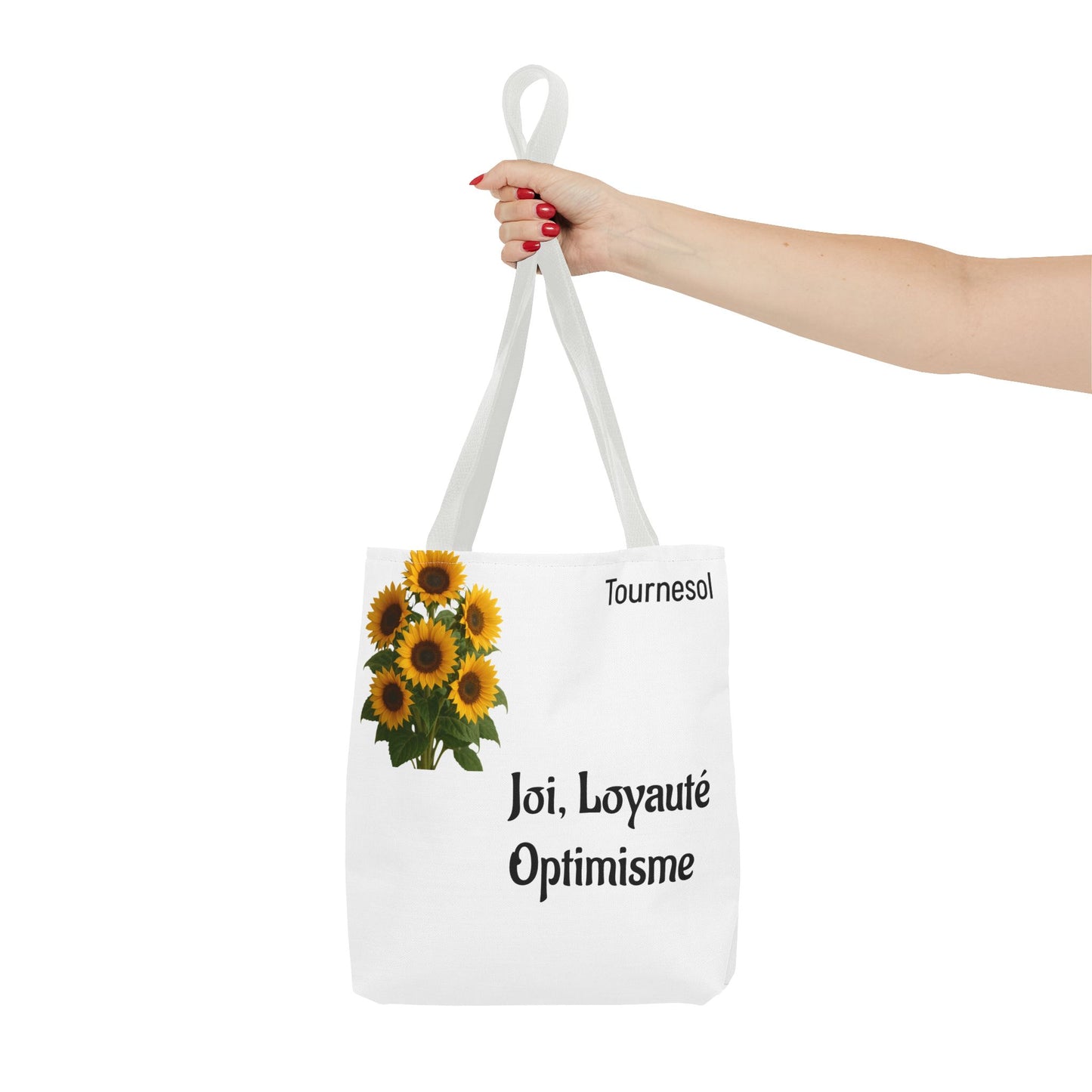 Sunflower Tote Bag - Joy and Optimism Design, Eco-Friendly Tote, Floral Shopping Bag, Gift for Nature Lovers, Summer Accessory