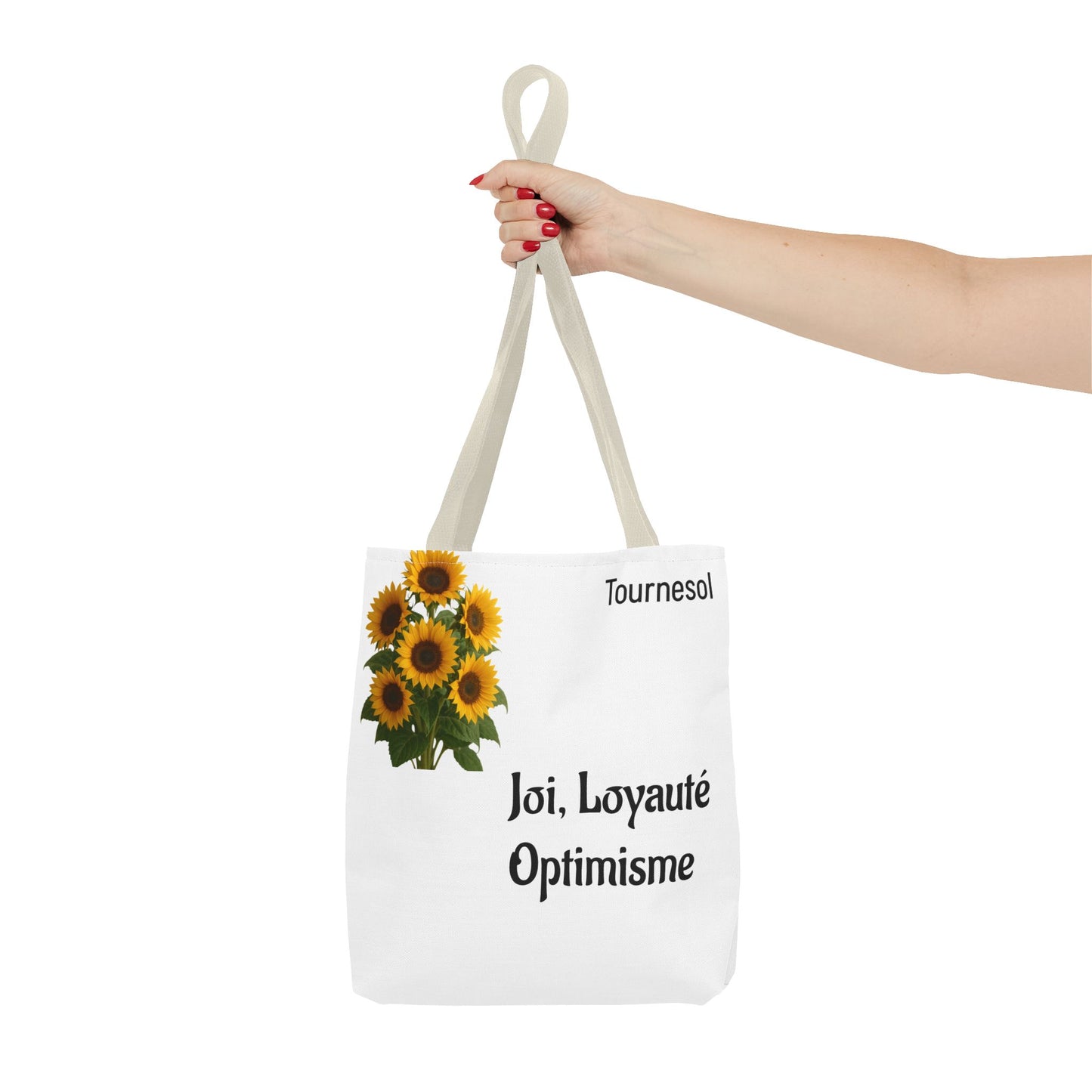 Sunflower Tote Bag - Joy and Optimism Design, Eco-Friendly Tote, Floral Shopping Bag, Gift for Nature Lovers, Summer Accessory
