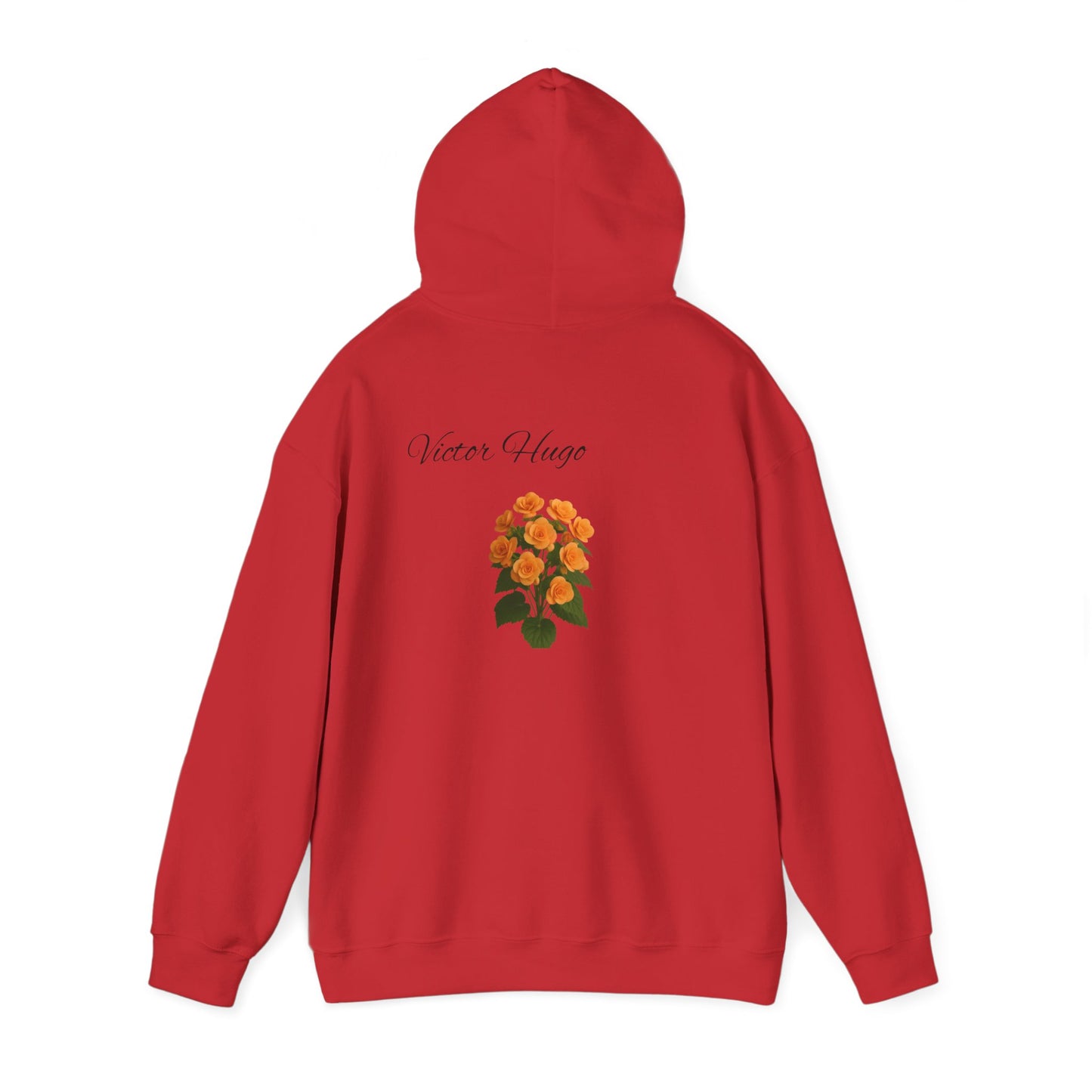 Chic Floral Quote Hoodie, Inspirational Sweatshirt, Gift for Her, Spring Casual Wear, Cozy Lounge Top