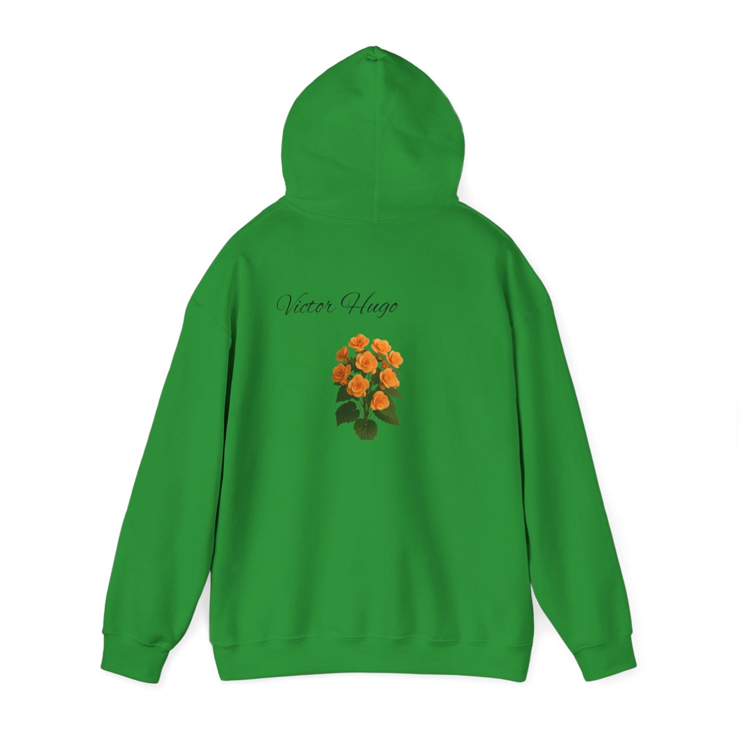 Chic Floral Quote Hoodie, Inspirational Sweatshirt, Gift for Her, Spring Casual Wear, Cozy Lounge Top