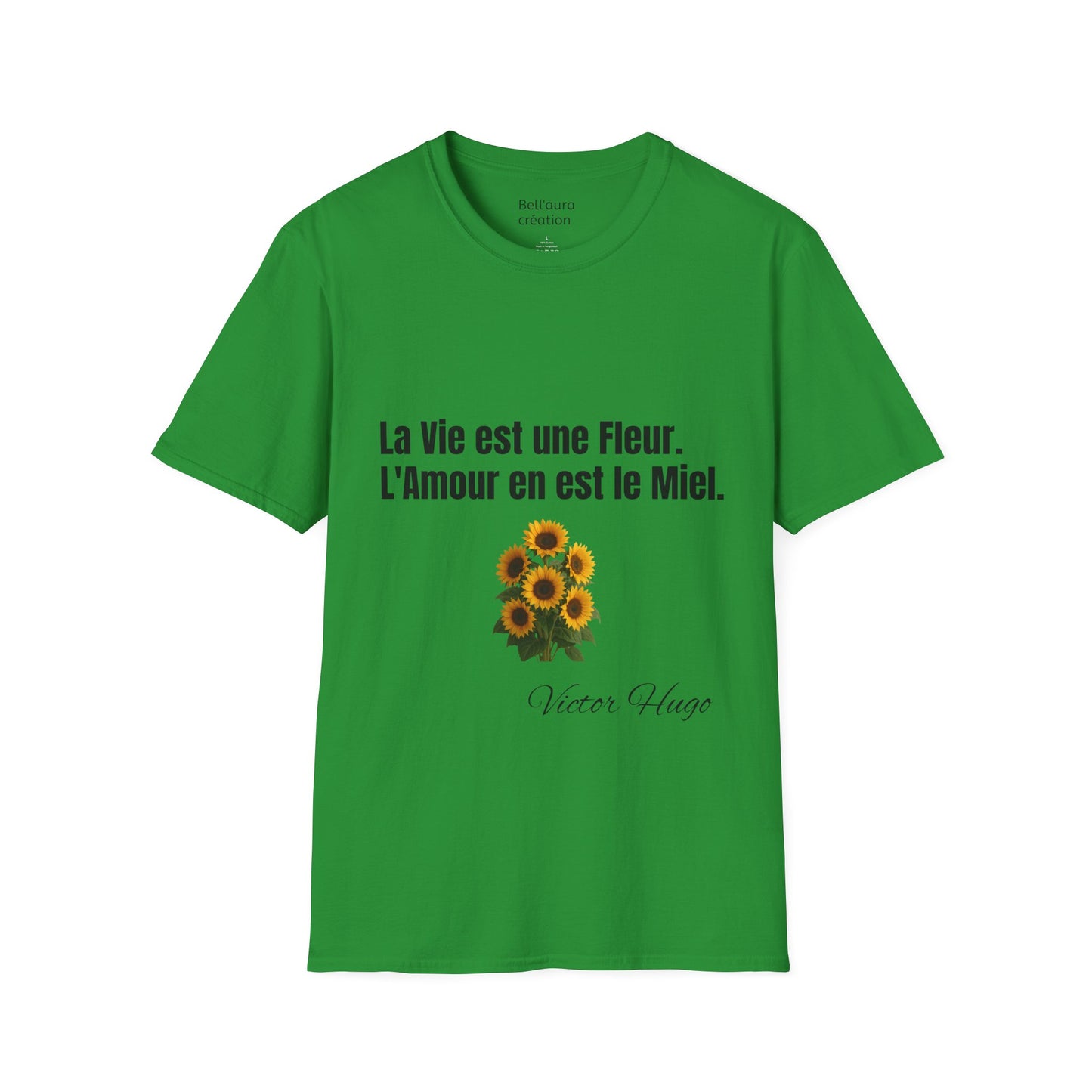 Flower Quote Unisex T-Shirt, Inspirational Tee, Gift for Her, Garden Lover Shirt, Mother's Day Present, Nature Lover Apparel