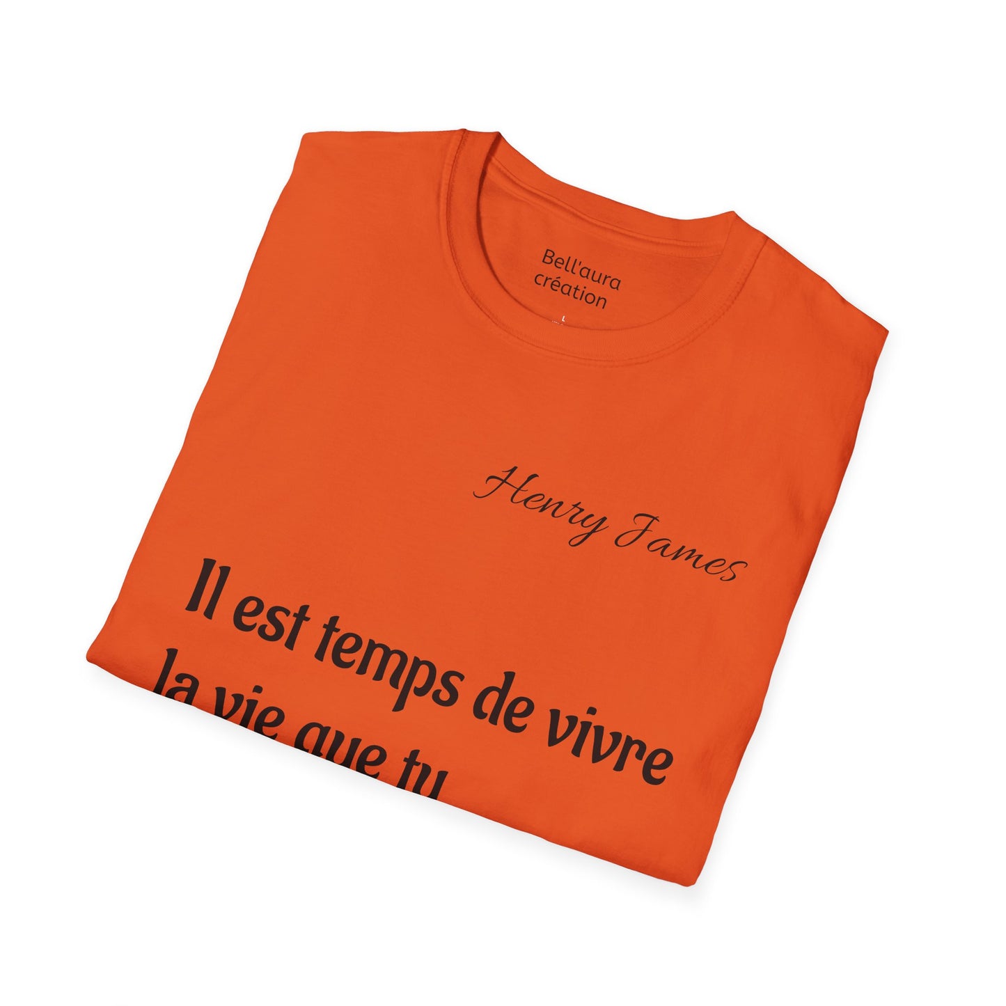 Inspirational Quote Unisex Softstyle T-Shirt | Motivational Tee | Gift for Book Lovers, Literature Enthusiasts, Graduation, Birthday