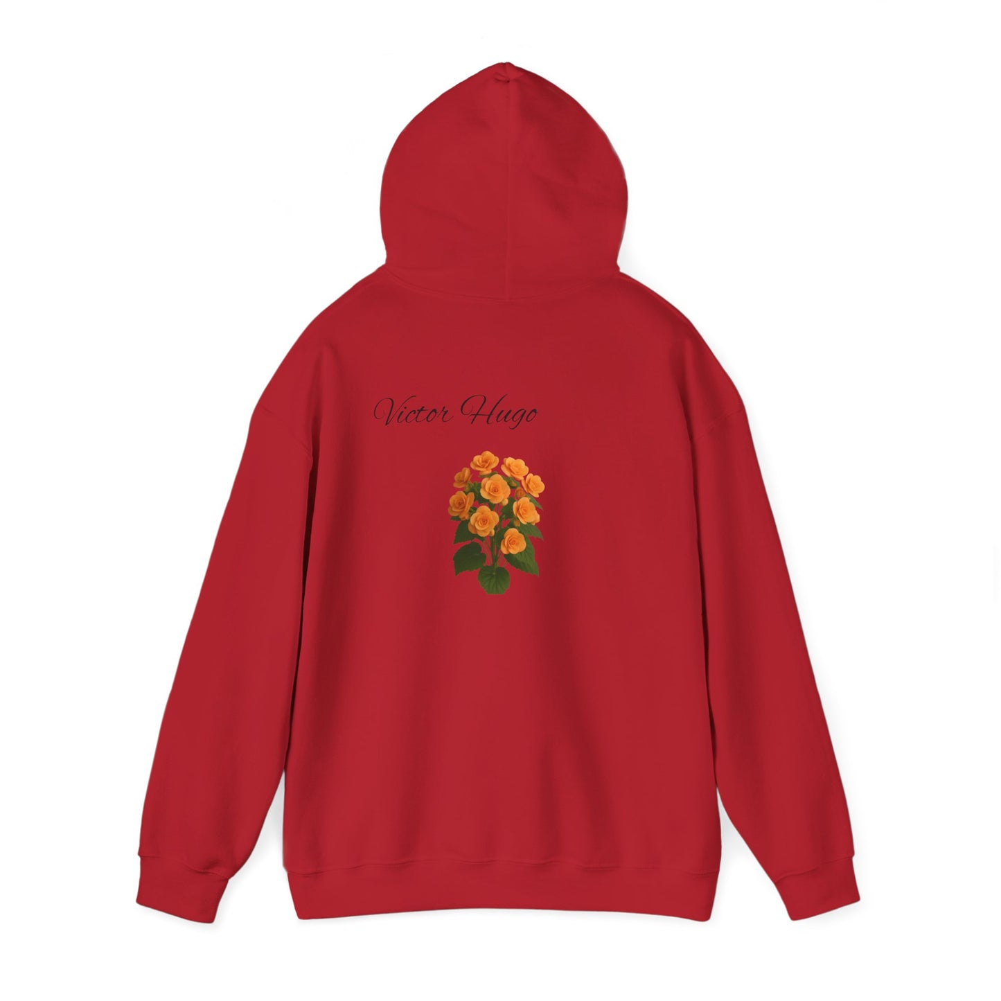 Chic Floral Quote Hoodie, Inspirational Sweatshirt, Gift for Her, Spring Casual Wear, Cozy Lounge Top