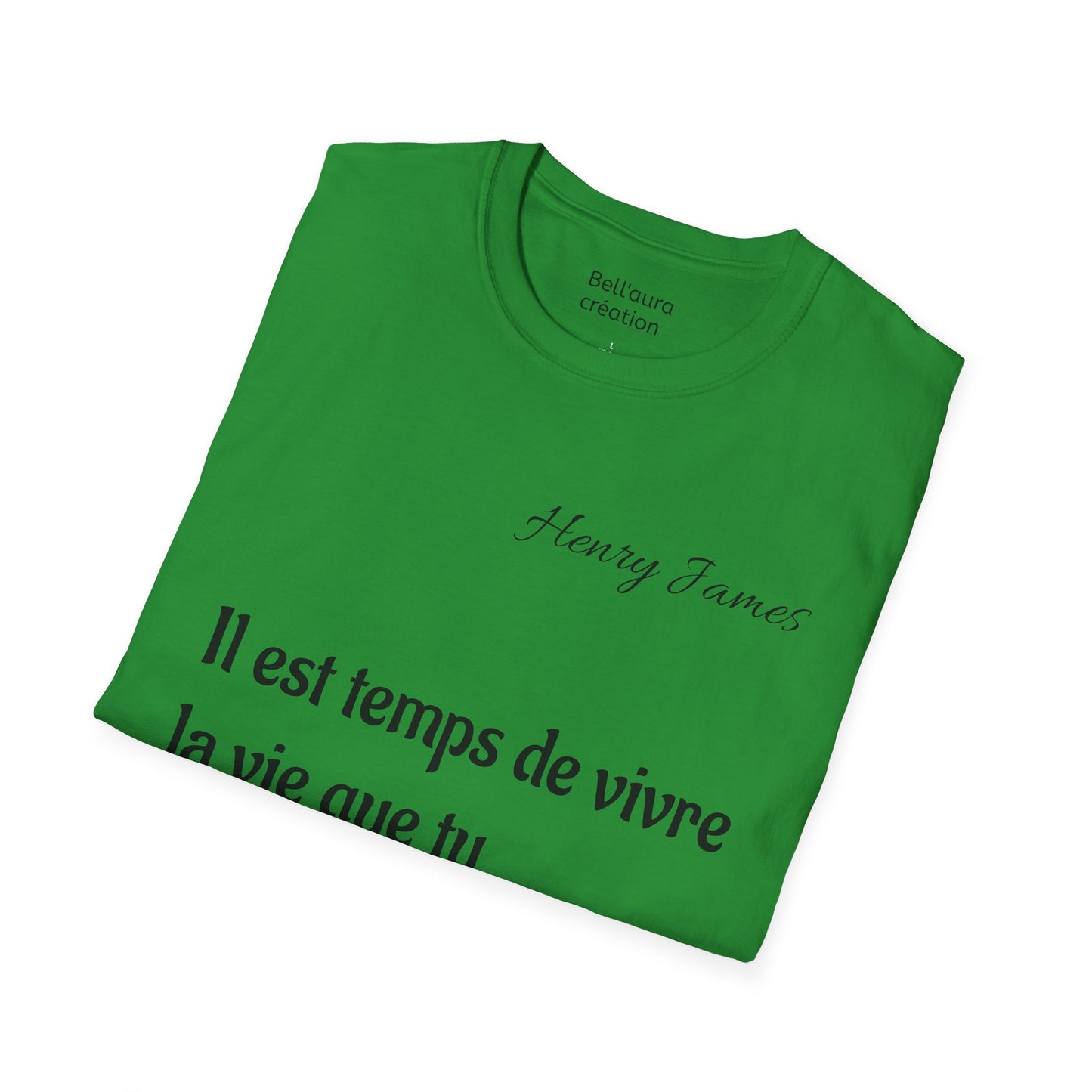 Inspirational Quote Unisex Softstyle T-Shirt | Motivational Tee | Gift for Book Lovers, Literature Enthusiasts, Graduation, Birthday