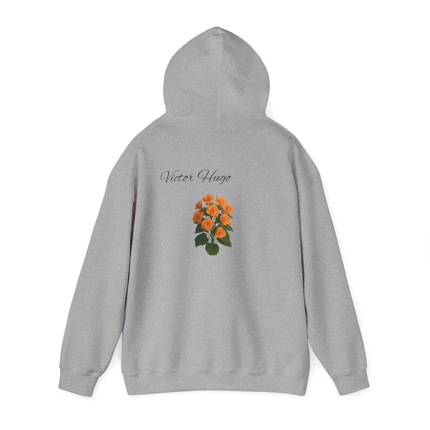 Chic Floral Quote Hoodie, Inspirational Sweatshirt, Gift for Her, Spring Casual Wear, Cozy Lounge Top