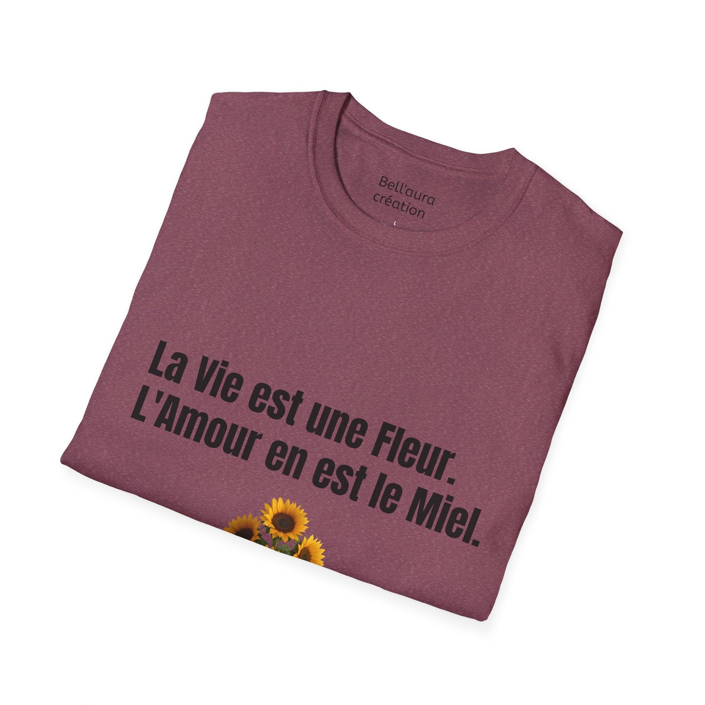 Flower Quote Unisex T-Shirt, Inspirational Tee, Gift for Her, Garden Lover Shirt, Mother's Day Present, Nature Lover Apparel