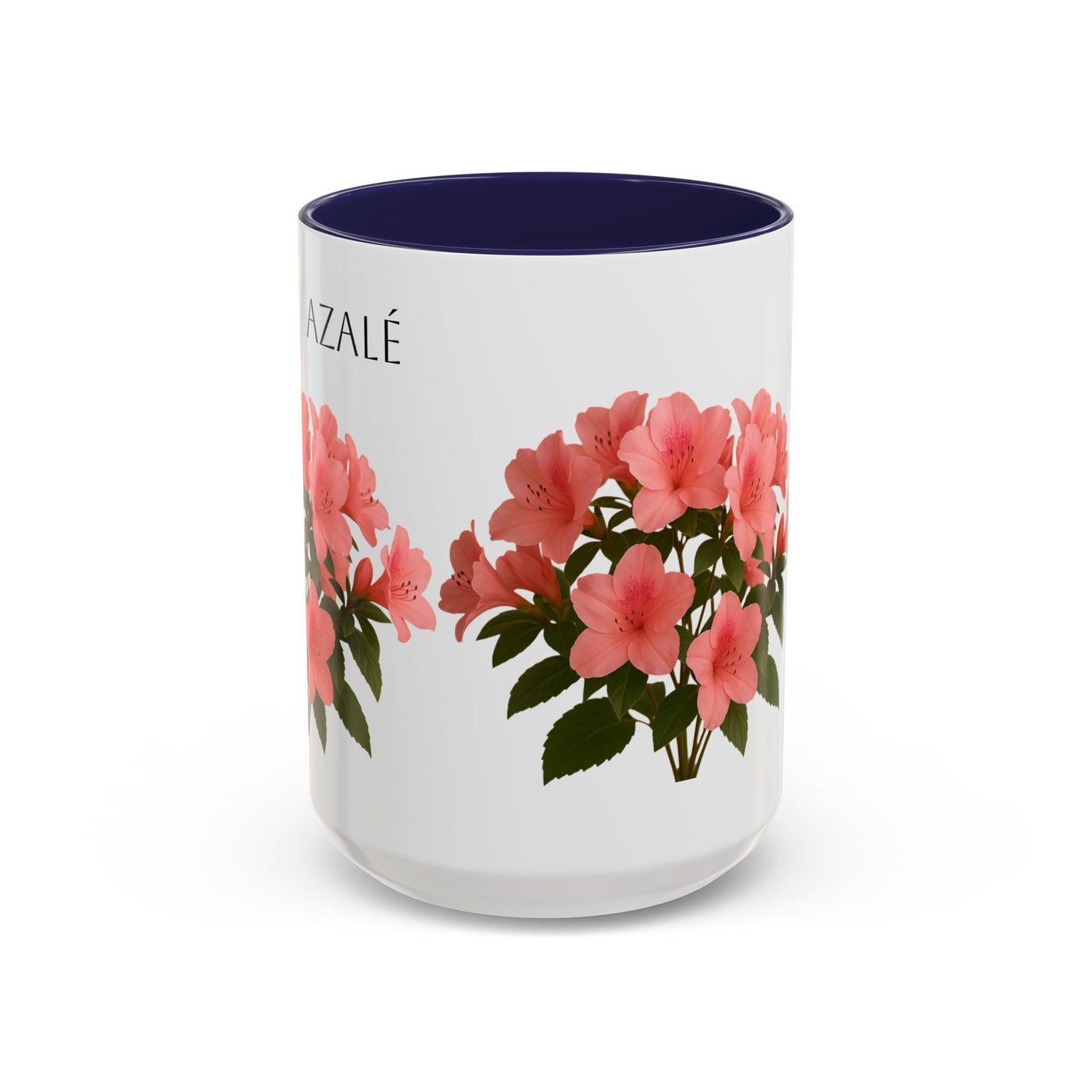 Azalea Floral Coffee Mug, Elegant Tea Cup, Gift for Garden Lovers, Mother's Day, Flower Enthusiasts, Home Decor