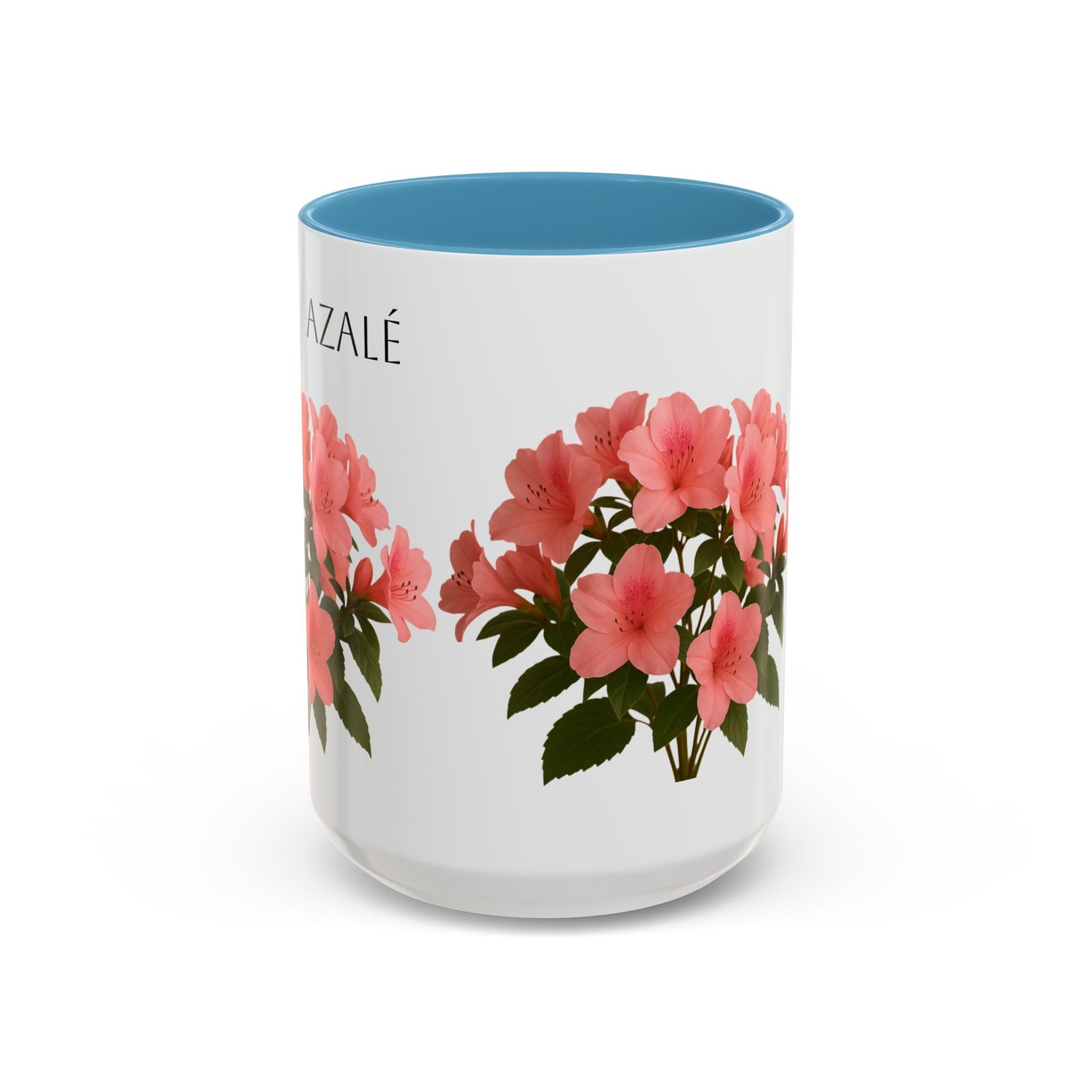 Azalea Floral Coffee Mug, Elegant Tea Cup, Gift for Garden Lovers, Mother's Day, Flower Enthusiasts, Home Decor