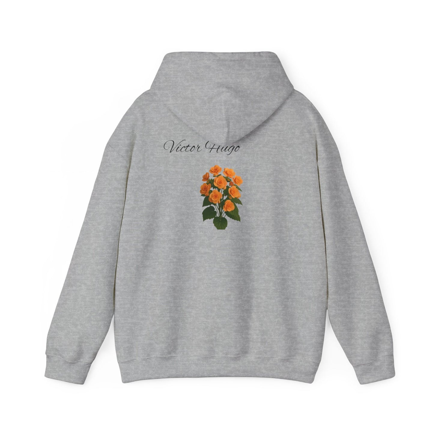 Chic Floral Quote Hoodie, Inspirational Sweatshirt, Gift for Her, Spring Casual Wear, Cozy Lounge Top
