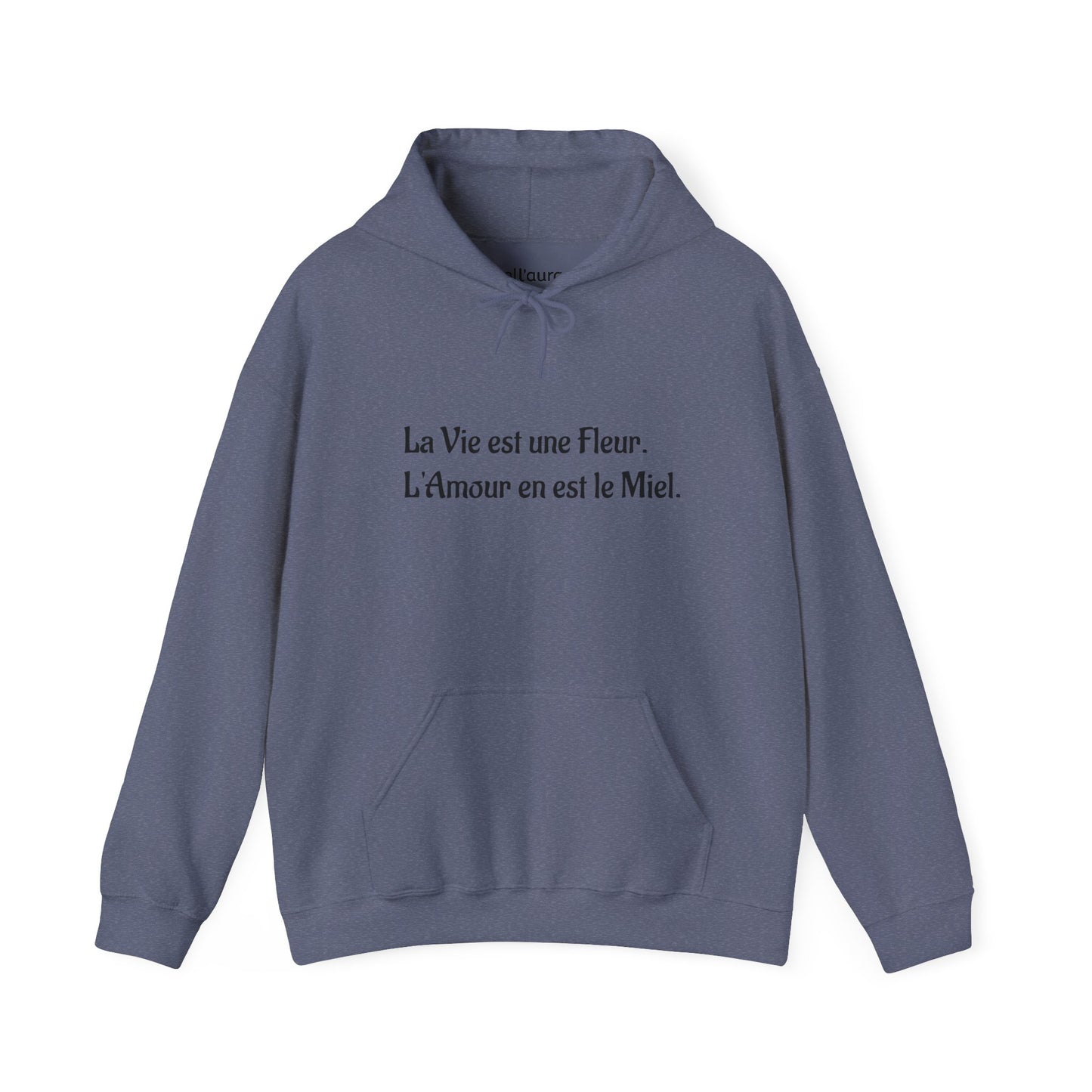 Chic Floral Quote Hoodie, Inspirational Sweatshirt, Gift for Her, Spring Casual Wear, Cozy Lounge Top