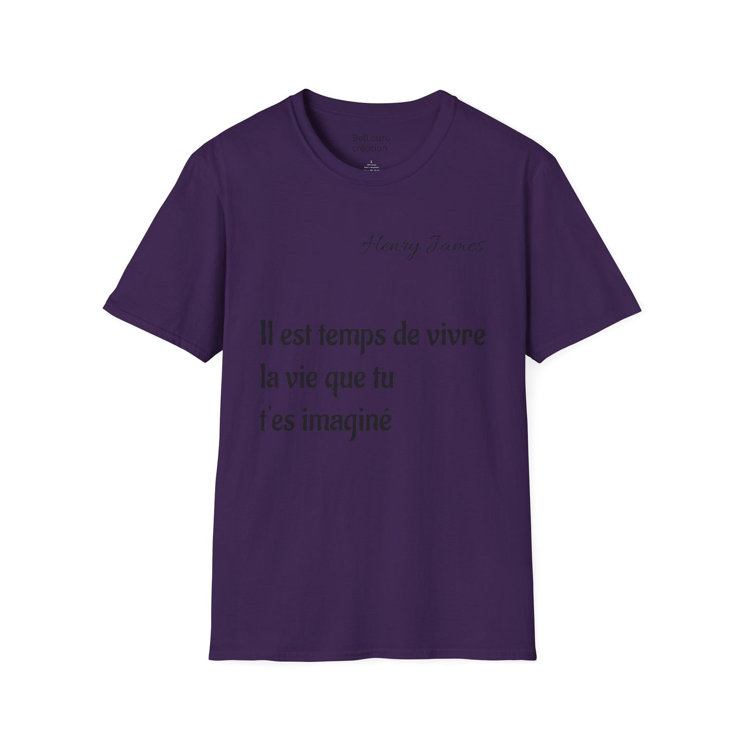 Inspirational Quote Unisex Softstyle T-Shirt | Motivational Tee | Gift for Book Lovers, Literature Enthusiasts, Graduation, Birthday