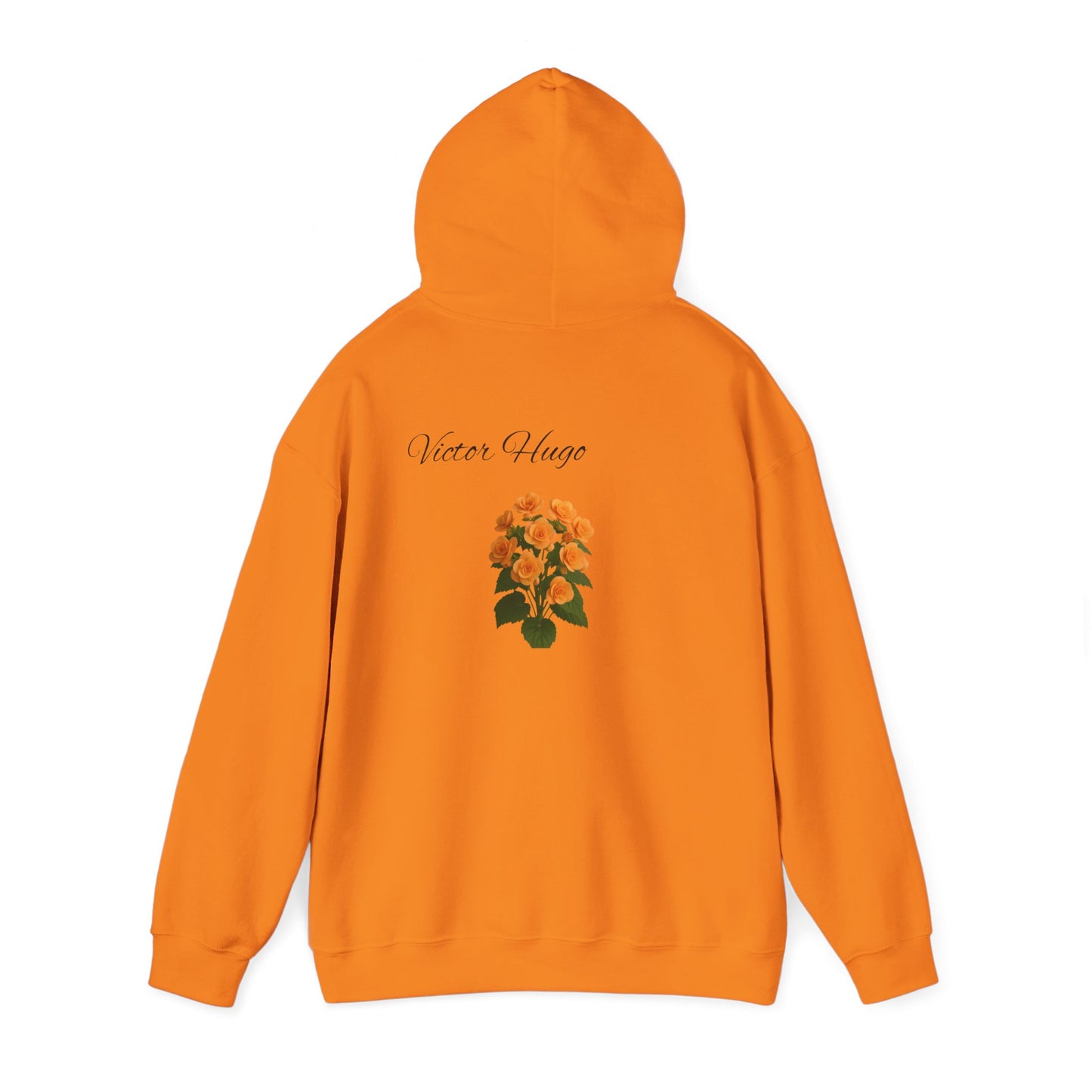Chic Floral Quote Hoodie, Inspirational Sweatshirt, Gift for Her, Spring Casual Wear, Cozy Lounge Top
