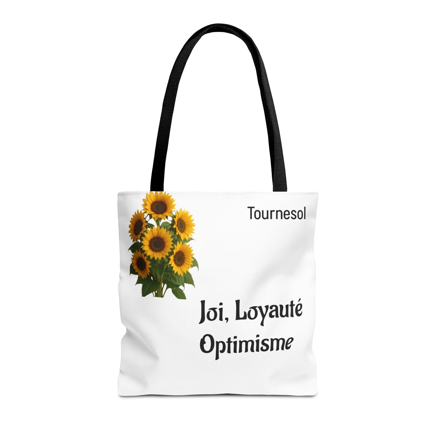 Sunflower Tote Bag - Joy and Optimism Design, Eco-Friendly Tote, Floral Shopping Bag, Gift for Nature Lovers, Summer Accessory