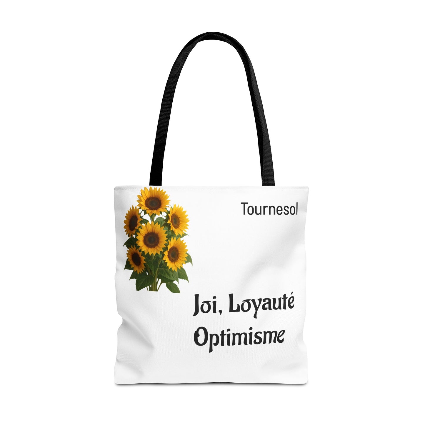 Sunflower Tote Bag - Joy and Optimism Design, Eco-Friendly Tote, Floral Shopping Bag, Gift for Nature Lovers, Summer Accessory