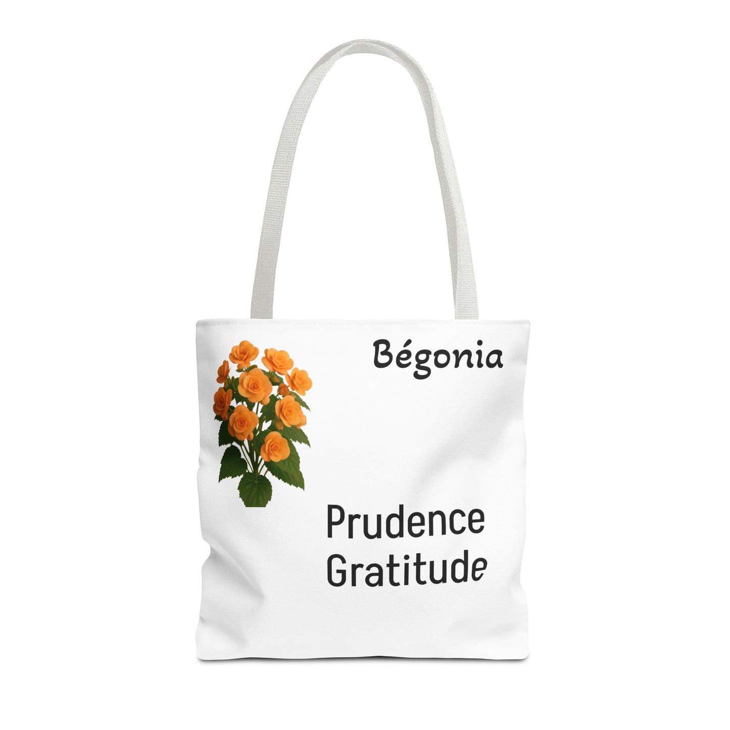 Botanical Gratitude Tote Bag, Floral Shopper, Eco-Friendly Gift Bag, Gardening Tote, Mother's Day Gift, Nature Lover Accessory