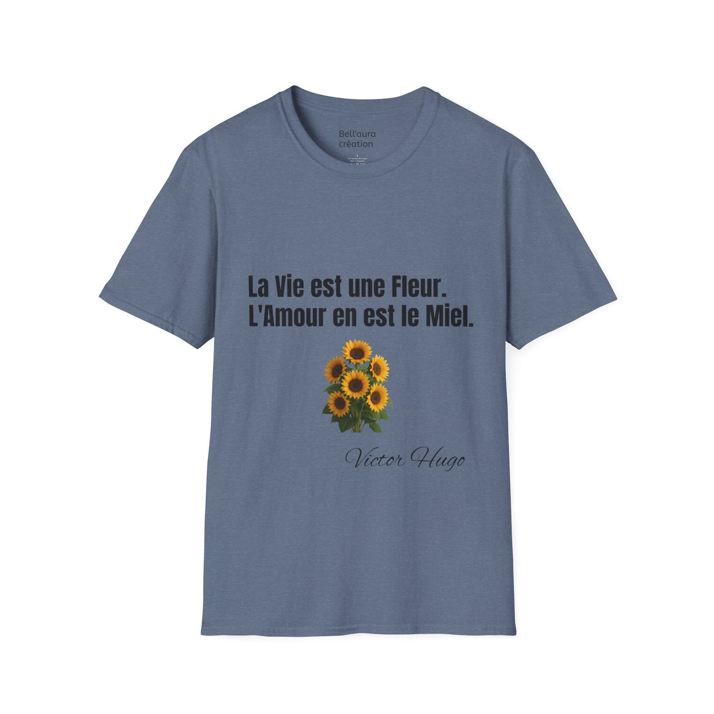 Flower Quote Unisex T-Shirt, Inspirational Tee, Gift for Her, Garden Lover Shirt, Mother's Day Present, Nature Lover Apparel