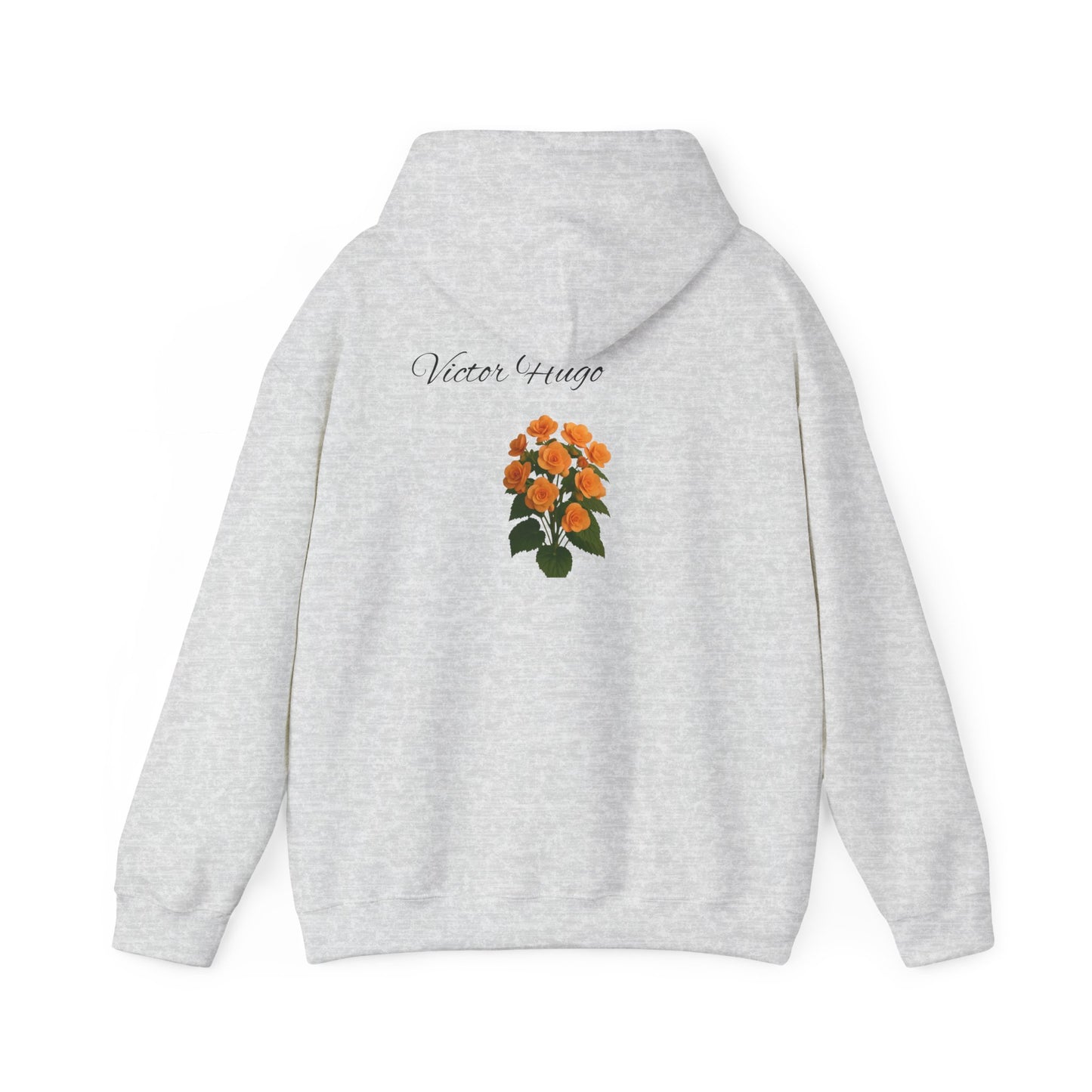 Chic Floral Quote Hoodie, Inspirational Sweatshirt, Gift for Her, Spring Casual Wear, Cozy Lounge Top