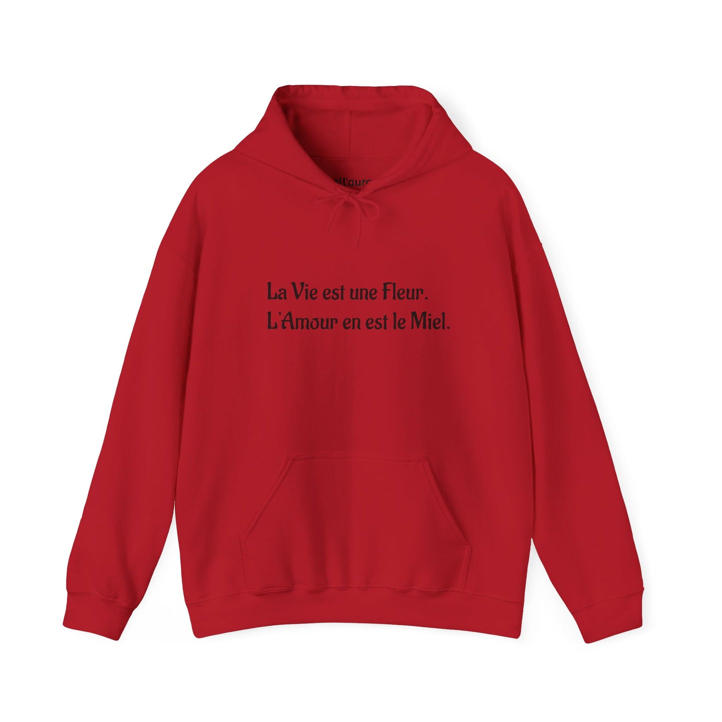 Chic Floral Quote Hoodie, Inspirational Sweatshirt, Gift for Her, Spring Casual Wear, Cozy Lounge Top