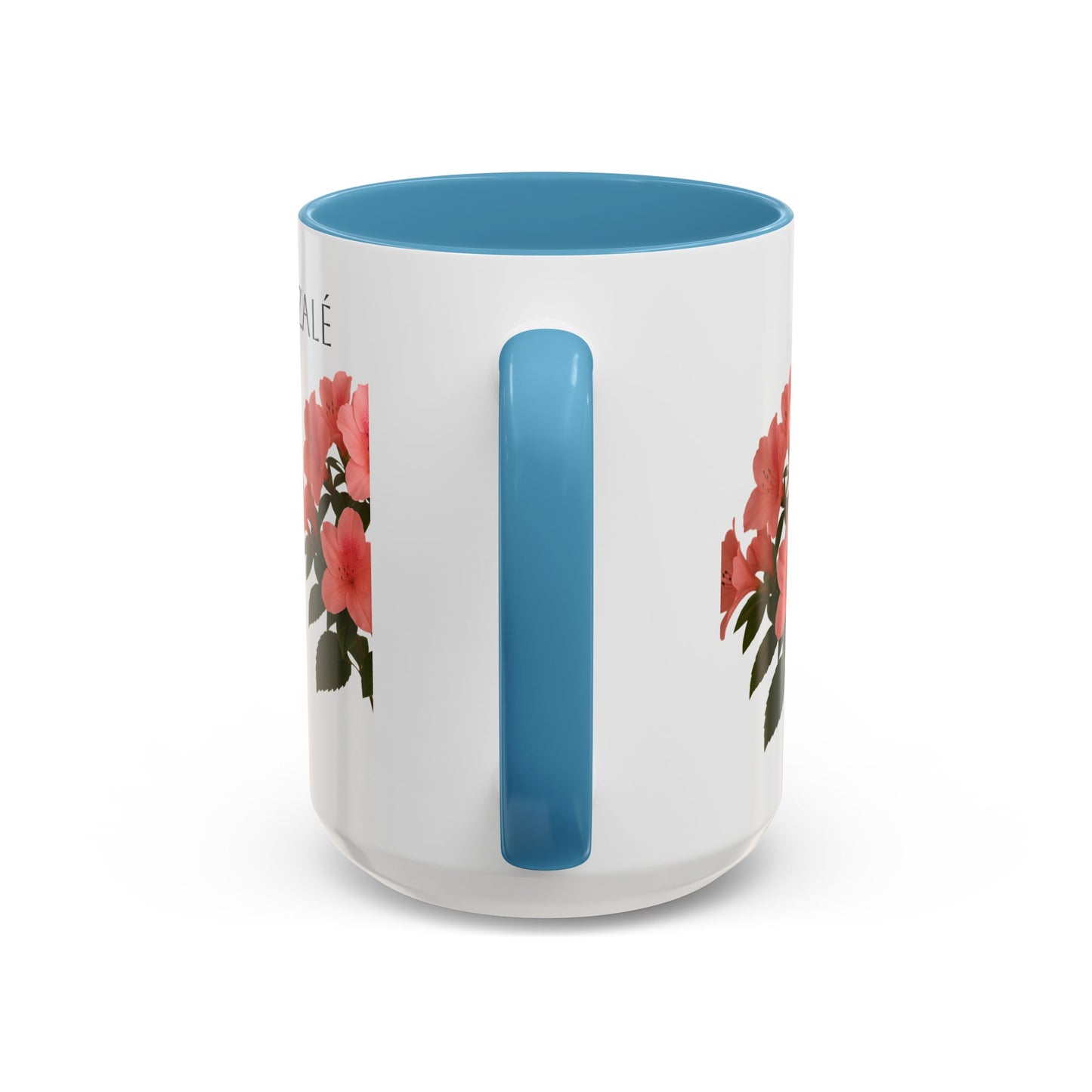 Azalea Floral Coffee Mug, Elegant Tea Cup, Gift for Garden Lovers, Mother's Day, Flower Enthusiasts, Home Decor