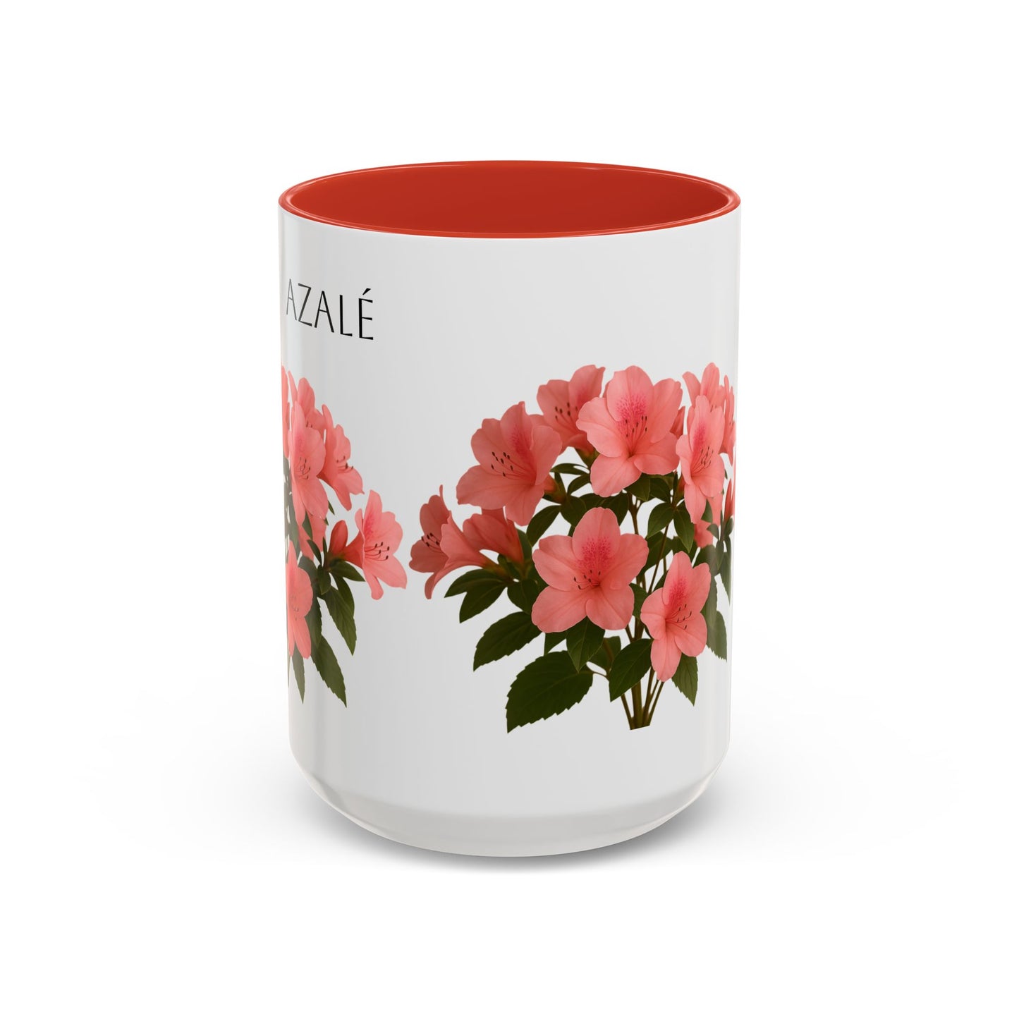 Azalea Floral Coffee Mug, Elegant Tea Cup, Gift for Garden Lovers, Mother's Day, Flower Enthusiasts, Home Decor
