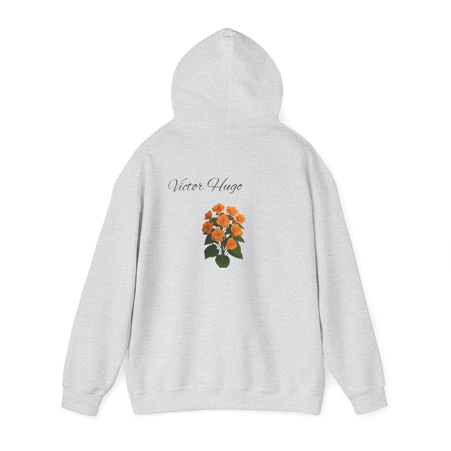 Chic Floral Quote Hoodie, Inspirational Sweatshirt, Gift for Her, Spring Casual Wear, Cozy Lounge Top