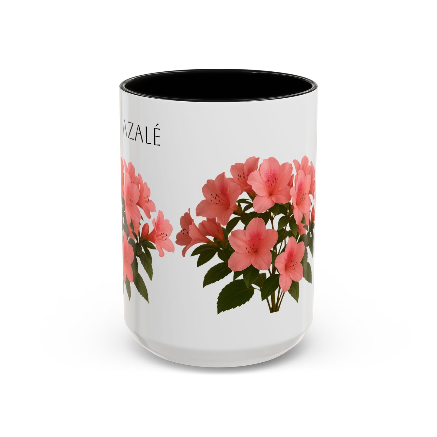 Azalea Floral Coffee Mug, Elegant Tea Cup, Gift for Garden Lovers, Mother's Day, Flower Enthusiasts, Home Decor