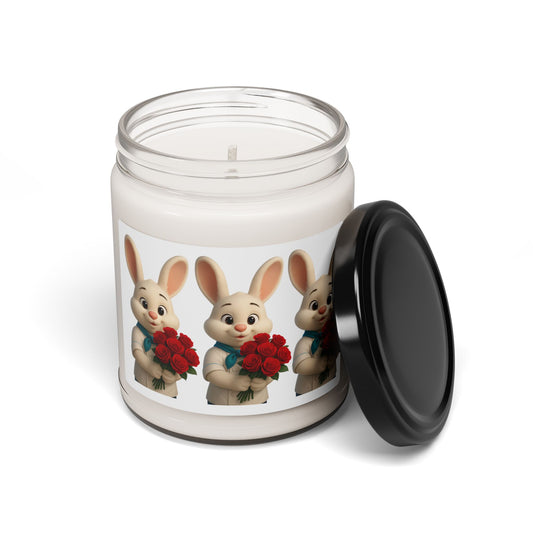 Charming Bunny Scented Soy Candle | Perfect for Easter, Spring Decor, Gift for Kids, Home Fragrance, Floral Candle