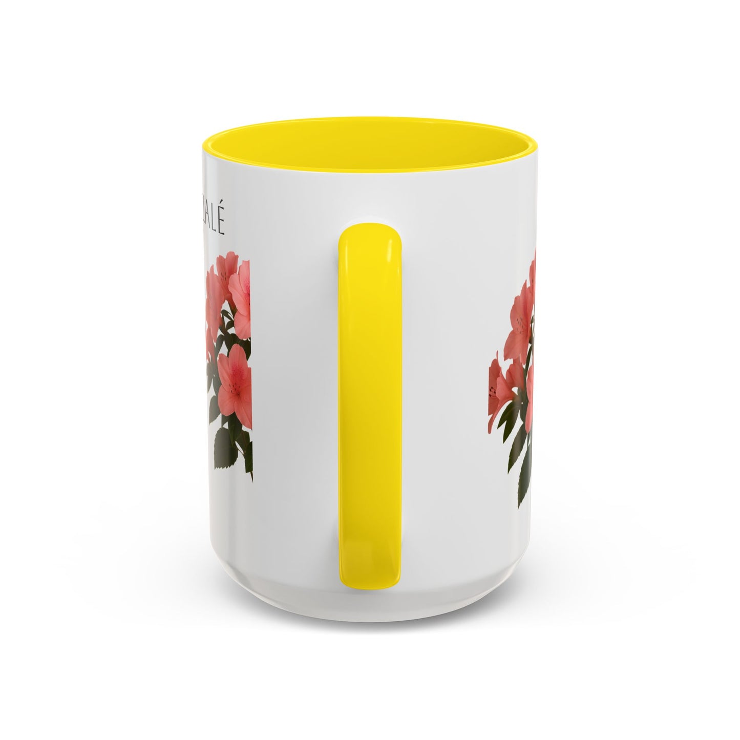 Azalea Floral Coffee Mug, Elegant Tea Cup, Gift for Garden Lovers, Mother's Day, Flower Enthusiasts, Home Decor