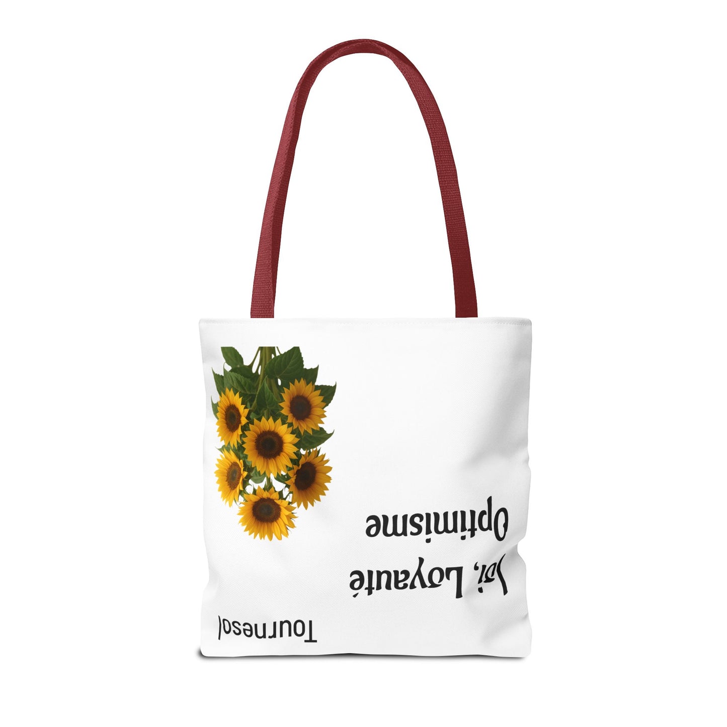 Sunflower Tote Bag - Joy and Optimism Design, Eco-Friendly Tote, Floral Shopping Bag, Gift for Nature Lovers, Summer Accessory