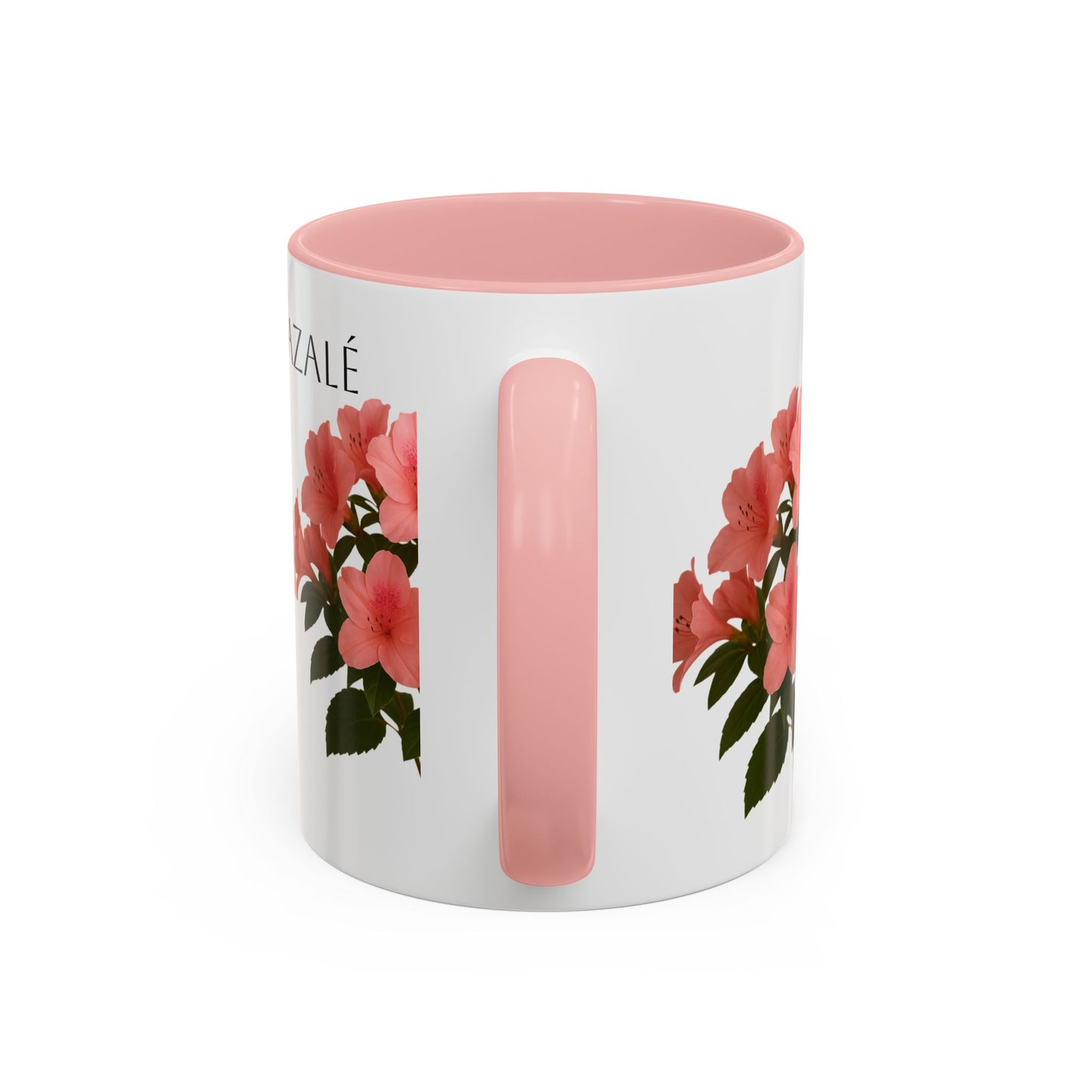 Azalea Floral Coffee Mug, Elegant Tea Cup, Gift for Garden Lovers, Mother's Day, Flower Enthusiasts, Home Decor
