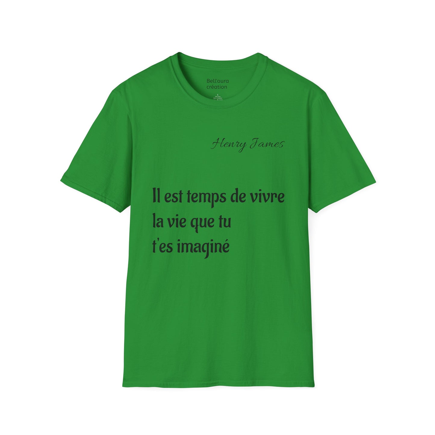 Inspirational Quote Unisex Softstyle T-Shirt | Motivational Tee | Gift for Book Lovers, Literature Enthusiasts, Graduation, Birthday