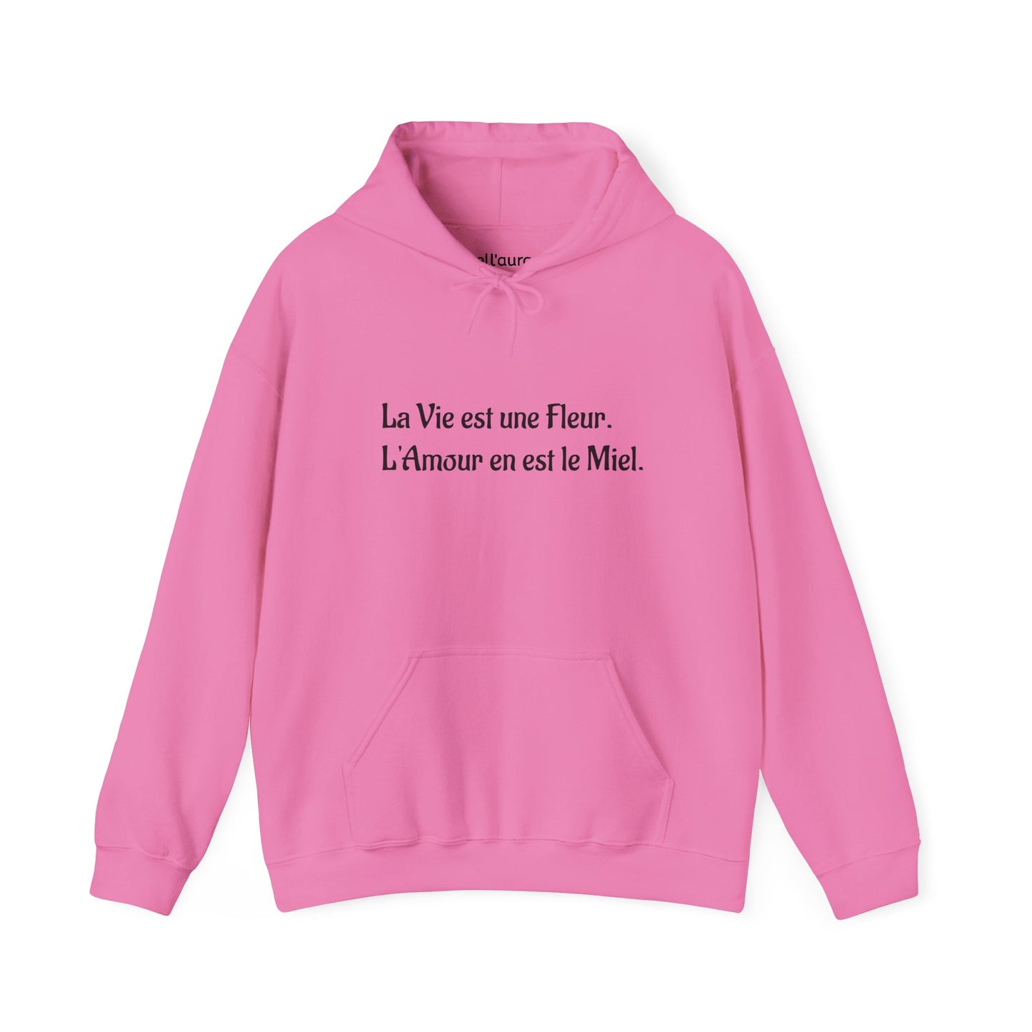 Chic Floral Quote Hoodie, Inspirational Sweatshirt, Gift for Her, Spring Casual Wear, Cozy Lounge Top