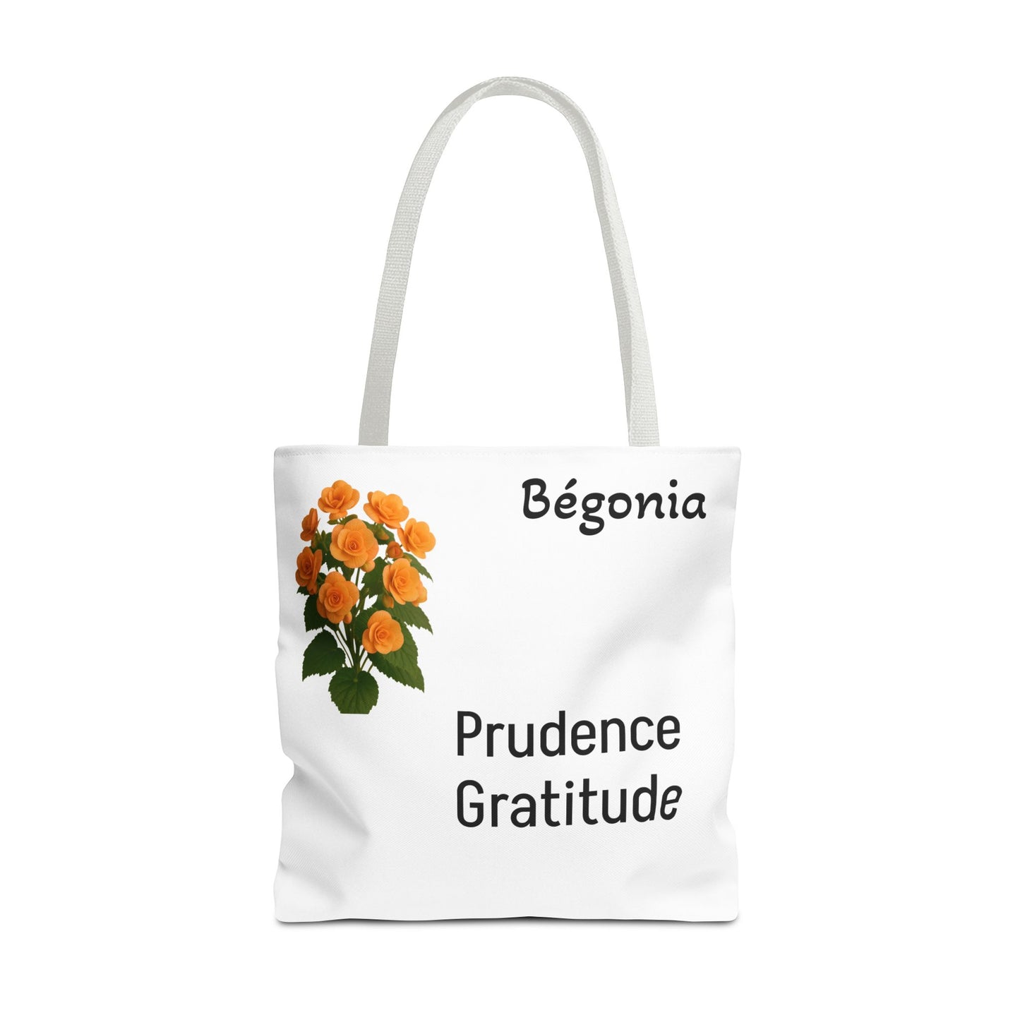 Botanical Gratitude Tote Bag, Floral Shopper, Eco-Friendly Gift Bag, Gardening Tote, Mother's Day Gift, Nature Lover Accessory