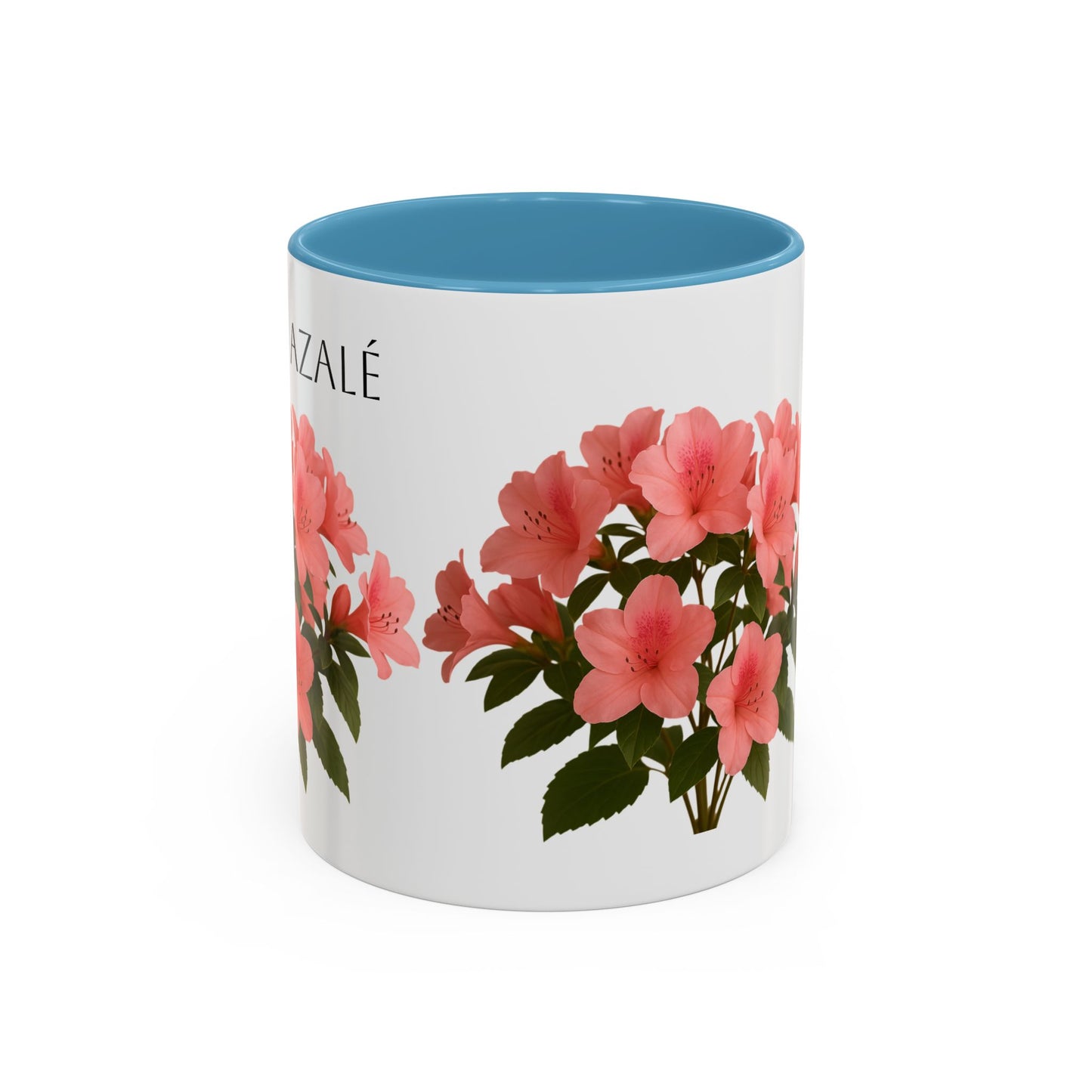 Azalea Floral Coffee Mug, Elegant Tea Cup, Gift for Garden Lovers, Mother's Day, Flower Enthusiasts, Home Decor